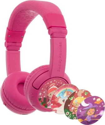 Zdjęcie produktu dla BuddyPhones Play+ Pink Słuchawki dla dzieci