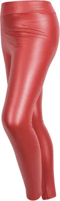 Produktbild von Kinder Mädchen Kunstleder Leggings 30524 Rot 104