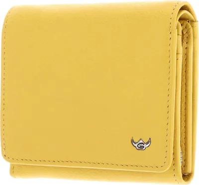 Produktbild von Golden Head Leder Geldbörse Madrid RFID Protect Zipped Billfold Coin Wallet Sun Yellow gelb