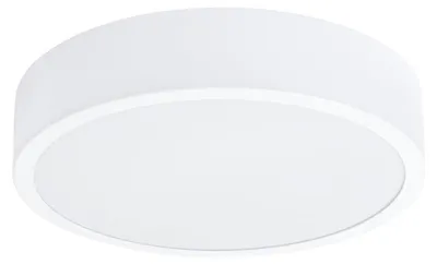 Produktbild von LED Deckenleuchte Aluminium warmweiß 3000 K 1813 lm D: 30 cm Weiß rund Modern