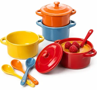 Zdjęcie produktu dla Zestaw 4 mini cocottes do zupy i sufletów