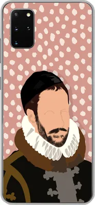 Produktbild von MuchoWow® Handyhülle Schutzhülle Hülle für Telefoonhoesje Samsung Galaxy S20 Plus Pastell - Wilhelm von Oranien - Tupfen - Alte Meister Silikon Softcase Handy Hülle - Hartschale