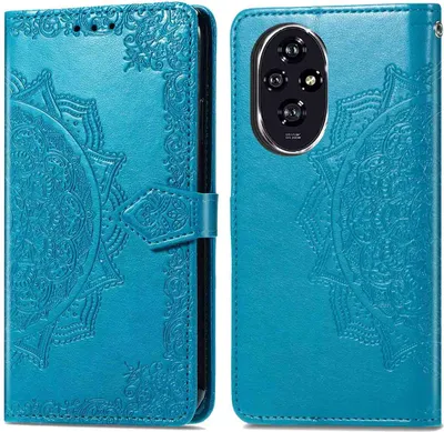 Immagine prodotto di Custodia a libro imoshion Mandala Honor 200 - Turchese