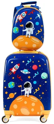 Immagine prodotto di Elzusha: Set per bambini con valigia e zaino, ideale per piccoli avventurieri