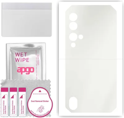 Produktbild von apgo Rückseite Schutzfolie, Matt, kompatibel mit Blackview BV9900 Pro, Hinten Hydrogel-Displayschutzfolie mit Positionierhilfe, kratzfest, einfache Montage