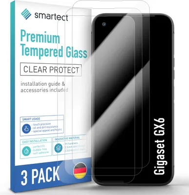 Produktbild von 3x Schutzglas Panzerfolie Klar für Gigaset GX6 Displayschutz Hartglas Glas