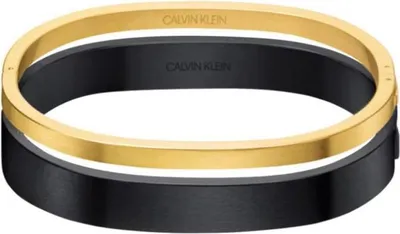 Produktbild von Calvin Klein Damen Edelstahl-Armband Schmuck KJ06BD2001 Gold, Schwarz, Rosegold Schwarz