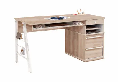 Produktbild von Psací stůl Cilek DUO 140x65cm hnědý