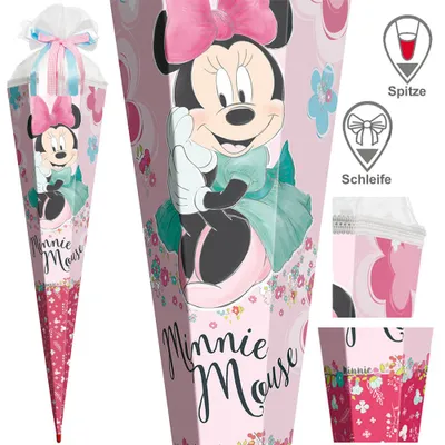 Produktbild von Roth Schultüte 85 cm Exklusiv Set, Motiv / Ausführung:Disney Minnie Maus