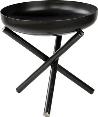 Produktbild von Feuerkorb Feuerschale Pan 11 Garten Feuerstelle 60 70 80 cm Schwarz Feuer : E00465-60cm