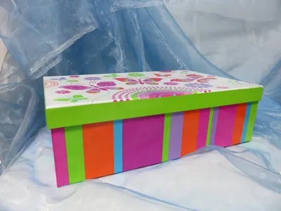 Produktbild von Geschenkbox - Geschenkverpackung * bsb Schmetterlinge
