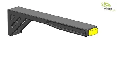 Produktbild von Thicon 1:14/1:16 Begrenzungsleuchten LED gelb mit Halter 2Stück