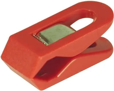Produktbild von Briefklemmer Multi Clip Pegy 10x25mm VE=5 Stück rot