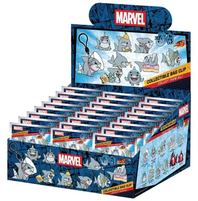 Produktbild von Marvel Rivals 3D PVC-Taschenanhänger Jeff the Land Shark Series 17 Display (24)