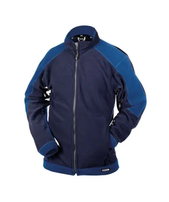 Produktbild von DASSY® Kazan Zweifarbige Fleecejacke DUNKELBLAU/KORNBLAU Gr.XS Länge: STANDARD