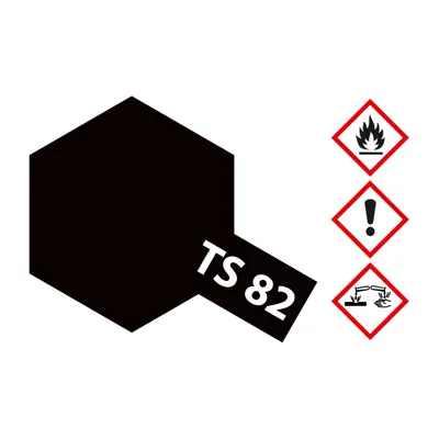 Obrázok produktu pre Tamiya TS-82 Guma čierna matná 100ml