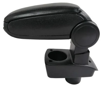 Produktbild von Neue Armlehne, Auto-Armauflage für Ford Fiesta 2009–2017 mit schwarzer Luxus-Lederbespannung (Kunstleder).