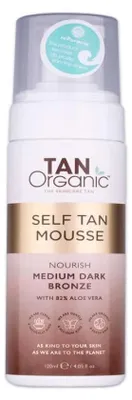 Produktbild von TanOrganic Self Tan Mousse (Medium Dark Bronze) 120 ml