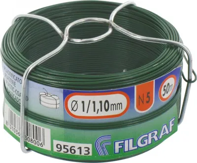 Produktbild von Plastikröllchen 1,1 mm Grün - 50 m