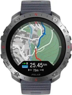 Produktbild von Polar Grit X2 Pro 3,53 cm (1.39") AMOLED Digital 454 x 454 Pixel Touchscreen Grau GPS