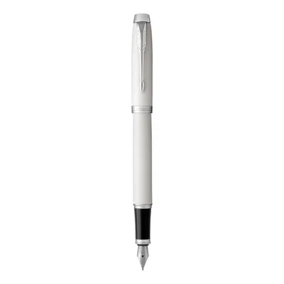 Produktbild von Parker IM, Weiß, Kartuschenfüllsystem, Blau, Aluminium, Messing, Metall, Rundspitze, Edelstahl