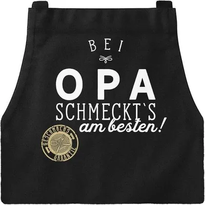 Produktbild von Schürze mit Spruch - Baumwollschürze für Grillliebhaber