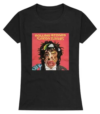 Produktbild von The Rolling Stones T-Shirt Damen Foreign Tongues schwarz M