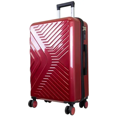 Produktbild von Hartschalenkoffer Bergamo mittelgroßer Reisekoffer 58L Weekender mit 4 Rollen ABS/Polycarbonat rot