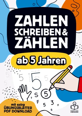 Produktbild von Vorschulheft - Zahlen schreiben, Zählen und Mengen lernen ab 5 Jahren