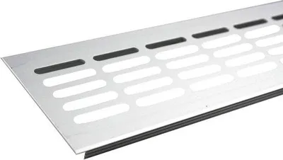 Obrázok produktu pre Hliníkové ventilačné mriežky pre byty – dĺžka 600 mm – strieborná farba