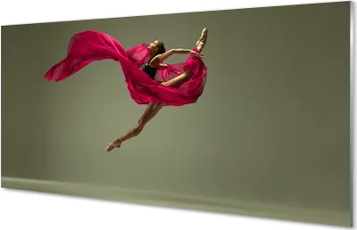 Produktbild von Glasbilder 140x70 Wandkunst Weibliche rosa Garnmaterial