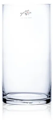 Produktbild von Sandra Rich 1010-20-99, Zylinderförmige Vase, Transparent, Tisch, Drinnen, 200 mm, 100 mm