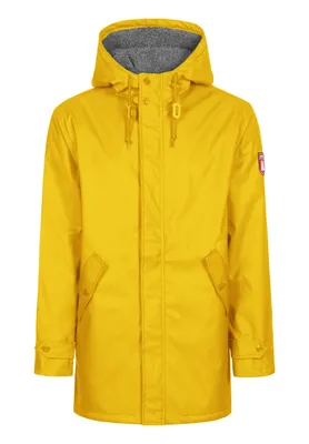 Produktbild von Derbe Trekholm Herren Regenjacke, Farbe:yellow/grey, Größe:M