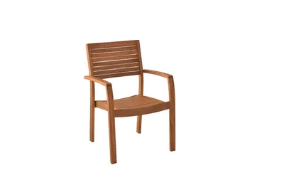 Produktbild von Merxx Gartenmöbel Set Batavia 13tlg., 6 Stapelsessel inkl. Auflagen, Doppelausziehtisch 180 (220/260) x 100 cm- Akazie