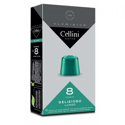 Produktbild von Cellini LUNGO DELIZIOSO Kaffeekapseln 10 Portionen