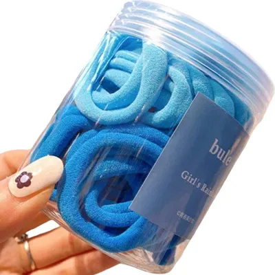 Produktbild von Gummibänder TH-38249 - Blau für perfekte Frisuren KP38249