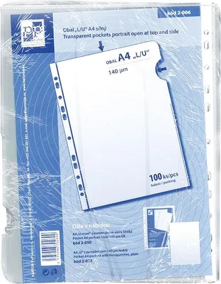 Image de KARTON P+P enveloppe suspendue "L/U" A4 150 mic PP clair/ 100 pcs