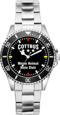 Produktbild von KIESENBERG Herrenuhr Armbanduhr Cottbus Geschenk Artikel Idee Fan Analog Quartz 2345