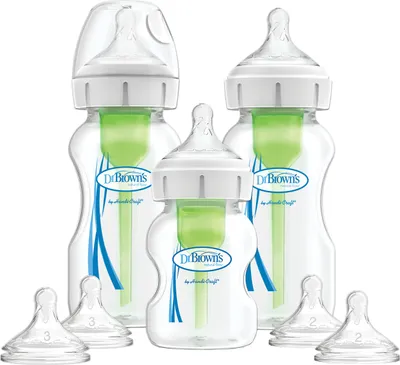Produktbild von Dr. Brown's Options+ Einsteigerpaket Breiter Flaschenhals gegen Koliken
