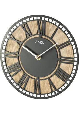 Obrázok produktu pre Tischuhr Metallgehäuse Durchmesser: 22 cm - AMS Modell: 1231