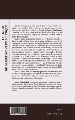 Produktbild von La Figure Du Désobéissant En Politique