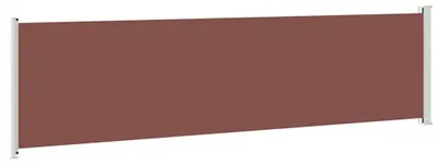 Obrázok produktu pre vidaXL Bočná markíza, výsuvná, 614 x 160 cm, hnedá
