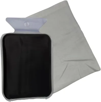 Productafbeelding van Handels GmbH Hot Water Bottle with Natural Nut Filling Includes Baumwolle Cover - Shoulder and Basin Hot Water Bottle, Moss Compress, Swamp, Nut Cushion