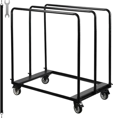 Produktbild von Bettizia Plattenwagen Plattentransportwagen Plattentransporter mit Universalrädern Transporthilfe Plattenroller 680 kg Tragfähigkeit