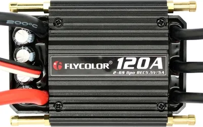 Image de Flycolor Flymoster série 120A 2-6S régulateur de vitesse électronique étanche pour bateau RC