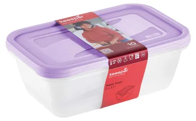Immagine prodotto di Set di contenitori ermetici "fredo fresh", 2 pezzi, capacità 2 x 3,3 litri, colore viola