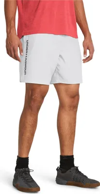 Produktbild von Under Armour Woven Wordmark Kurze Hose Weiß S / Regular Mann Weiß S