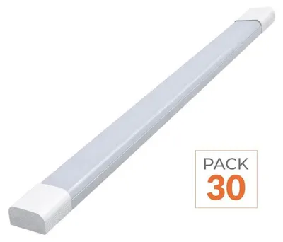 Image de Pack de 30 - Réglette LED 150cm 72W - Blanc Neutre 4000K - 5500K
