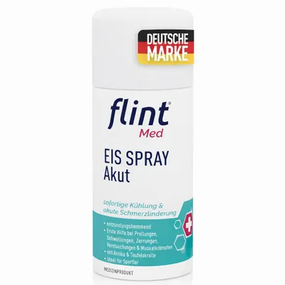 Produktbild von Eis Spray Akut - Sofortige Kühlung, Akute Schmerzlinderung für Muskeln & Gelenke, Entzündungshemmend, Erste Hilfe Spray bei Prellungen, Schwellungen