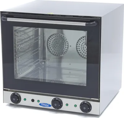 Produktbild von Maxima - Gastro Konvektionsofen - Grill und Dampf - Passt zu 4 Tabletts - Eingebauter Timer